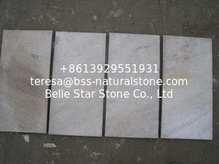 China Off-White Quartzite Tiles Quartzite Pavers Quartzite Pation Stones Natural Stone Flooring Walkway supplier