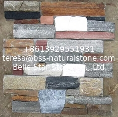 China Multicolor Z Stone Cladding,Natural Stacked Stone,Outdoor Stone Veneer,Indoor Stone Panel supplier